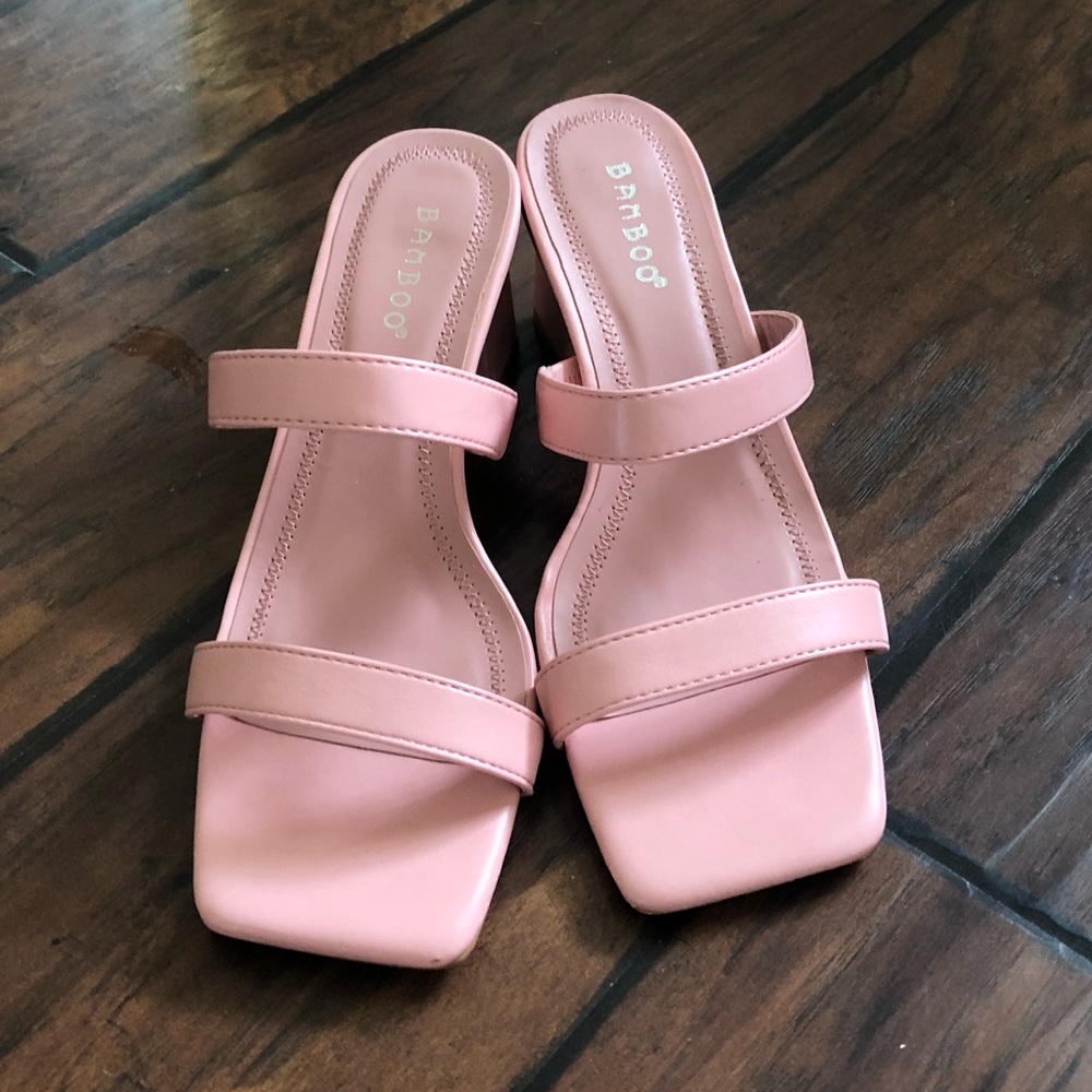 Pink Multi-Strap Spring Sandal